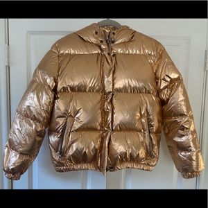 Rose Gold Alice + Olivia Puffer. Worn 3 times.